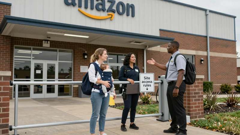Amazon bars breastfeeding mum from fulfilment centre course