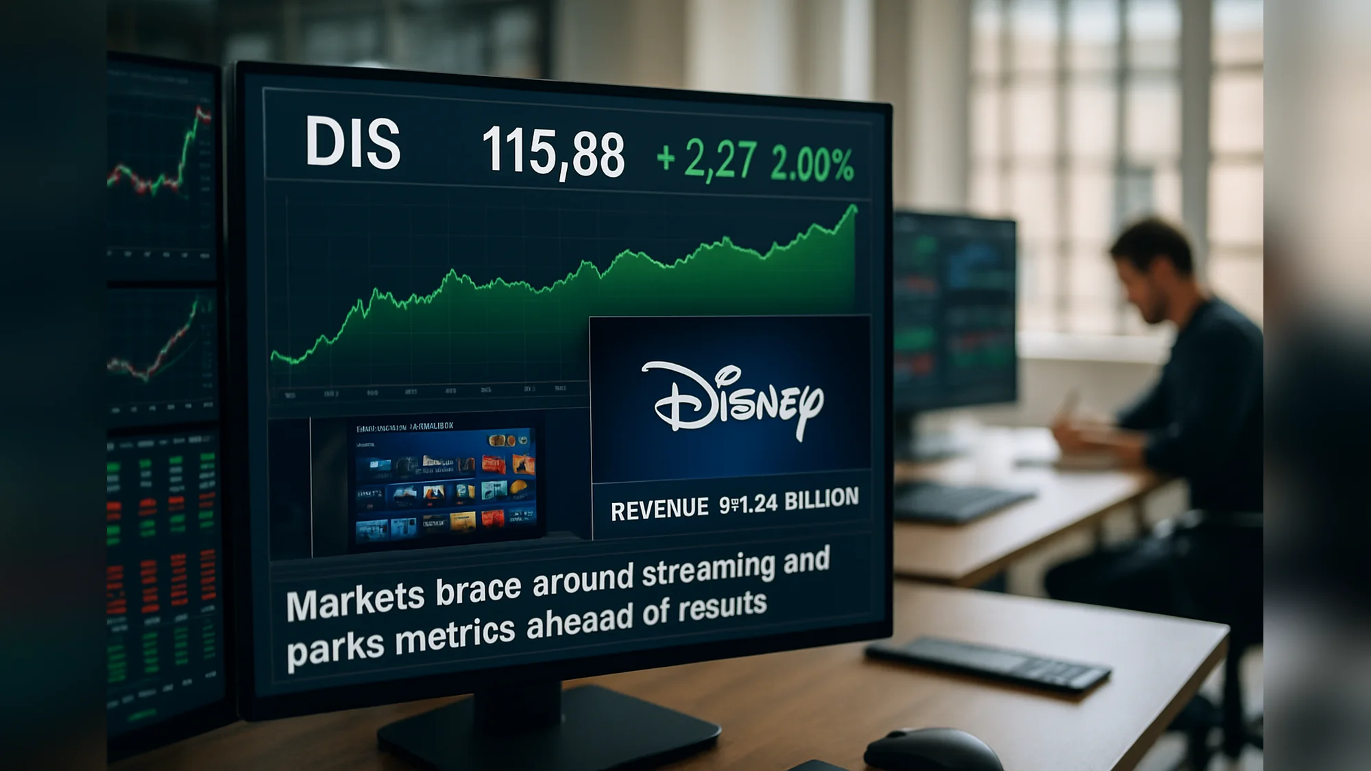 Disney earnings: $1.86 target, markets brace at open