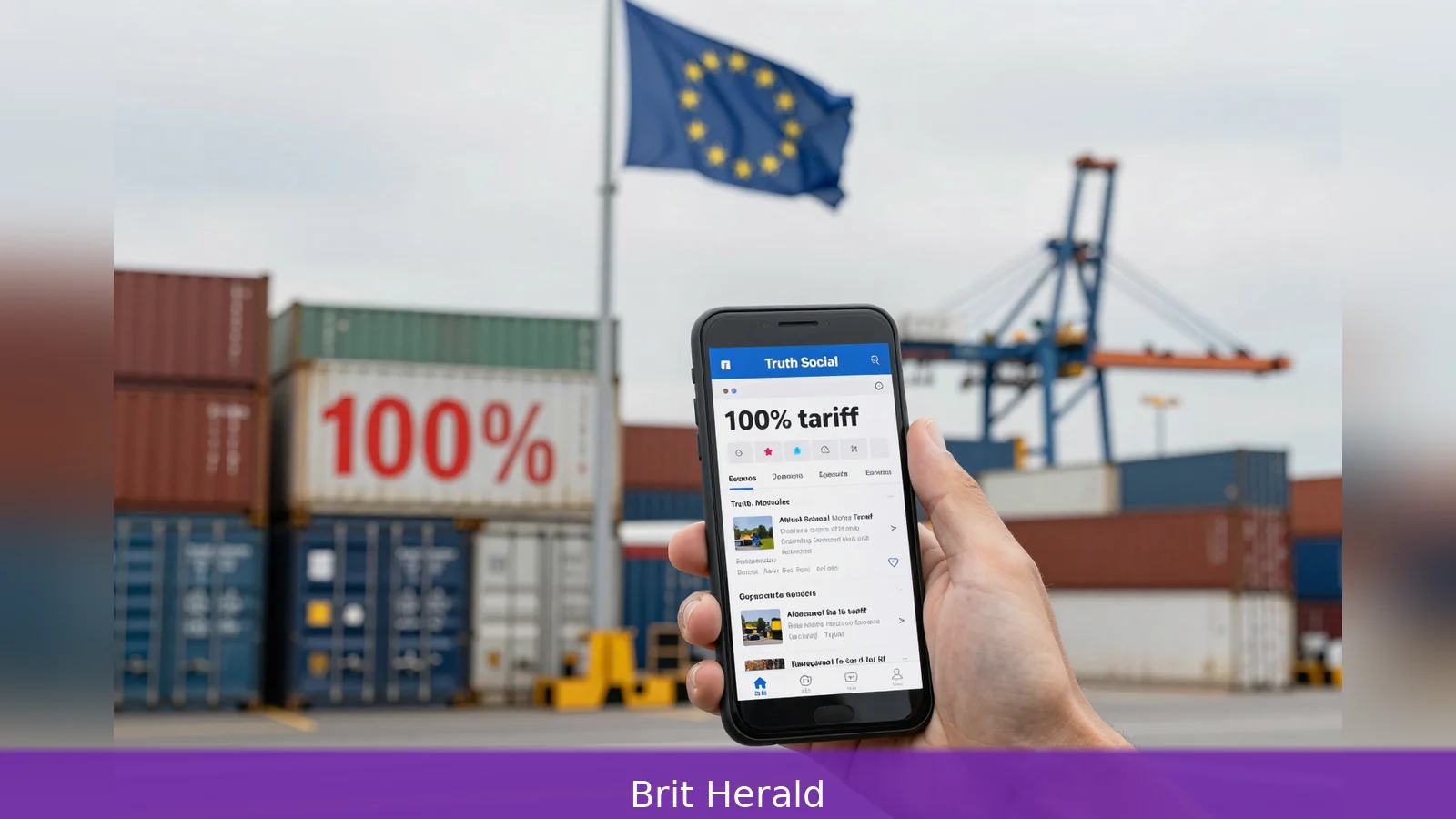 Trump threatens 100% tariff on European goods over digital services taxes