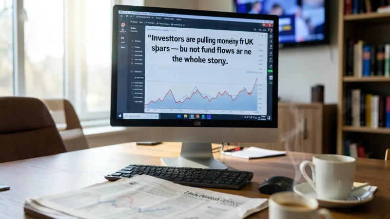 Investors are pulling money from UK shares — but fund flows are not the whole story