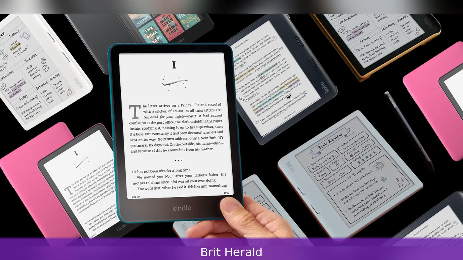 Best E-Readers UK 2026 — Kindle, Kobo Compared