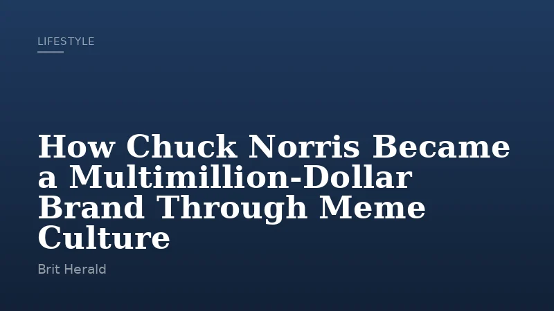 How Chuck Norris Became a Multimillion-Dollar Brand Through Meme Culture